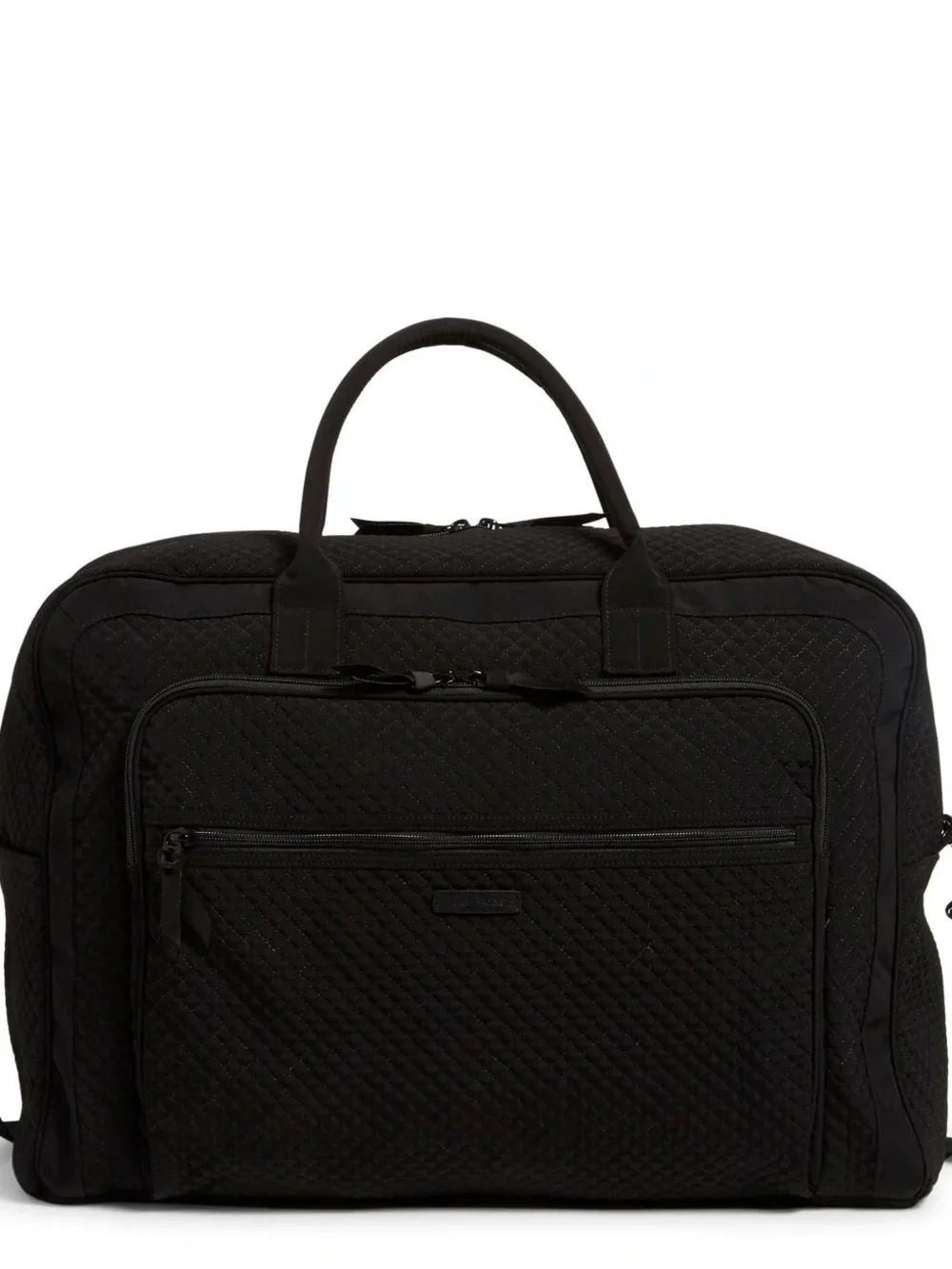 Vera Bradley Grand Weekender Travel Bag in Microfiber Black New